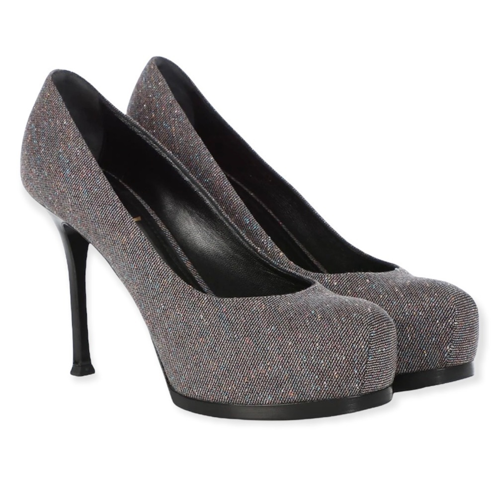 YSL Yves Saint Laurent Tribtoo 80 Stiletto High Heels